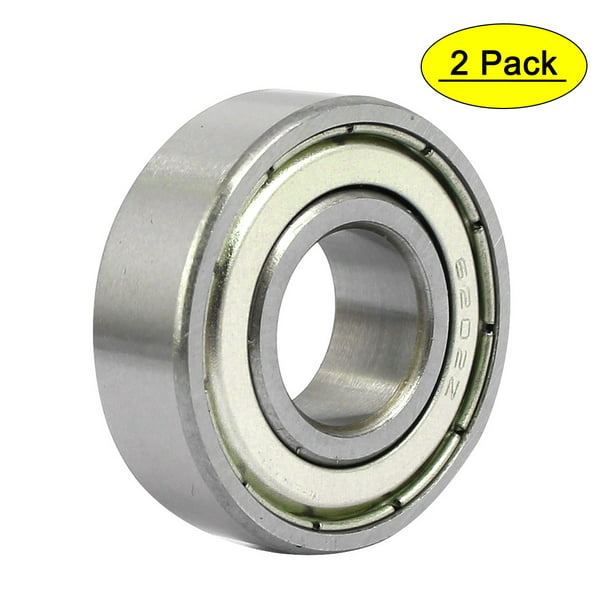 Deep Groove Ball Bearing 20pcs 10x19x5mm Steel Sealed Shielded Deep Groove Ball Bearing for Home Bearings Wheel Color : Silver, Size : One Size 